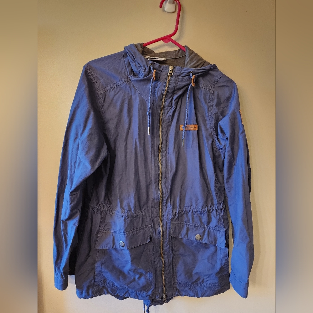 Columbia Fall Jacket Size Medium leather patches Women’s M